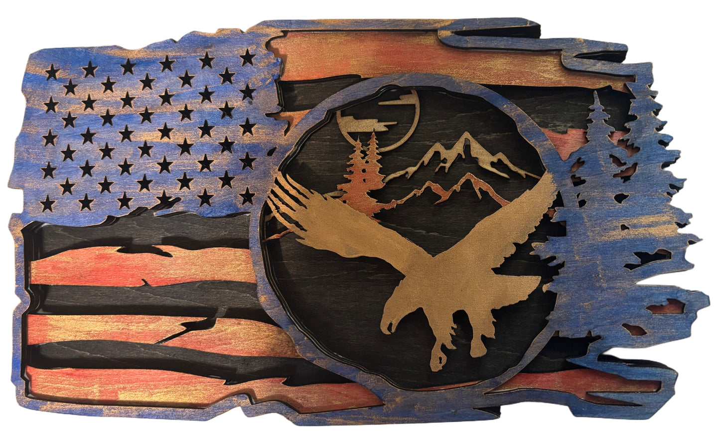 American Flag with Eagle