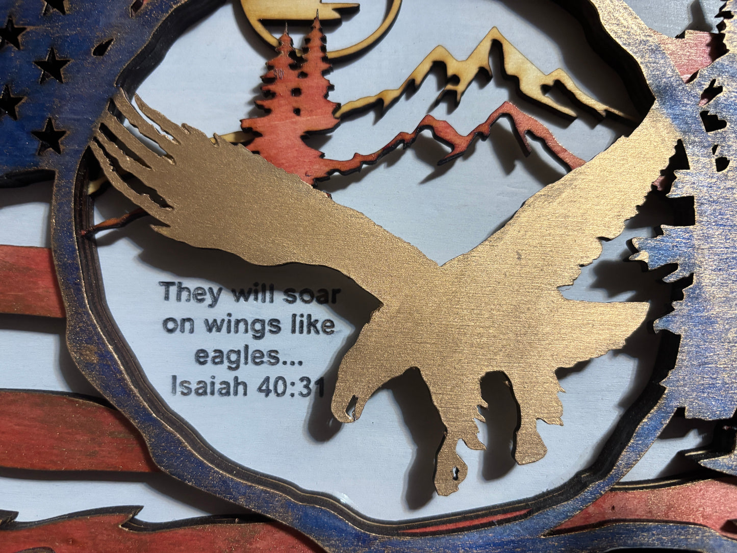American Flag with Eagle